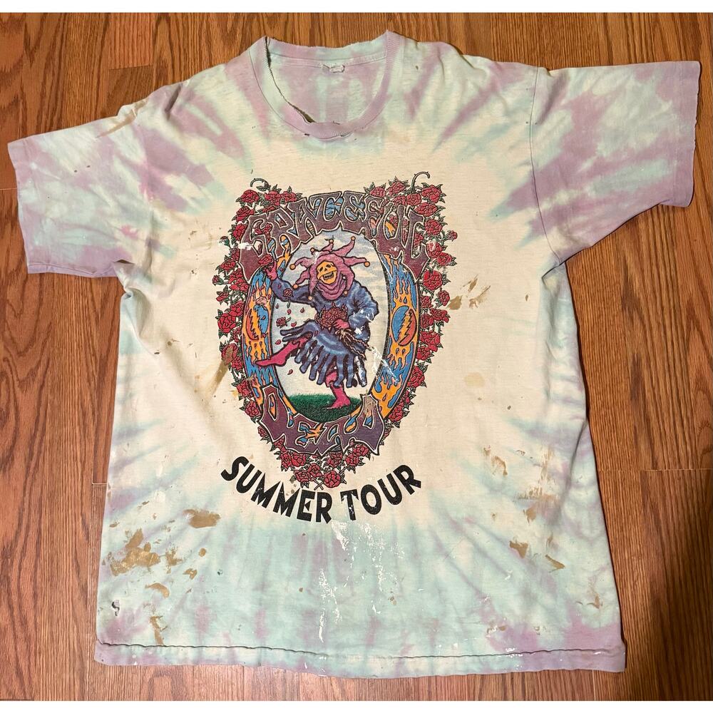 Vintage 1995 Grateful Dead Final Original Band Tour Size Xl